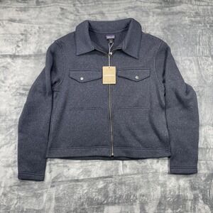 Patagonia Women's Better Sweater Zippered Chore Jacket (Pitch Blue) Sz M NWT